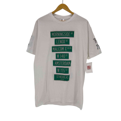 THE MOST FORTUNATE プリントクルーネックTシャツ メンズ import:L