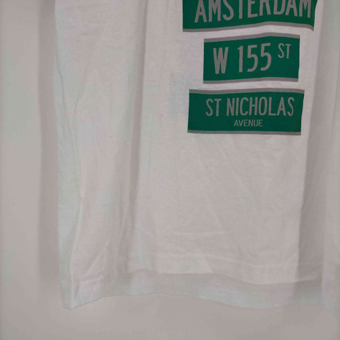 THE MOST FORTUNATE プリントクルーネックTシャツ メンズ import:L