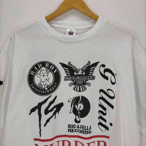 THE MOST FORTUNATE プリントクルーネックTシャツ メンズ import:L