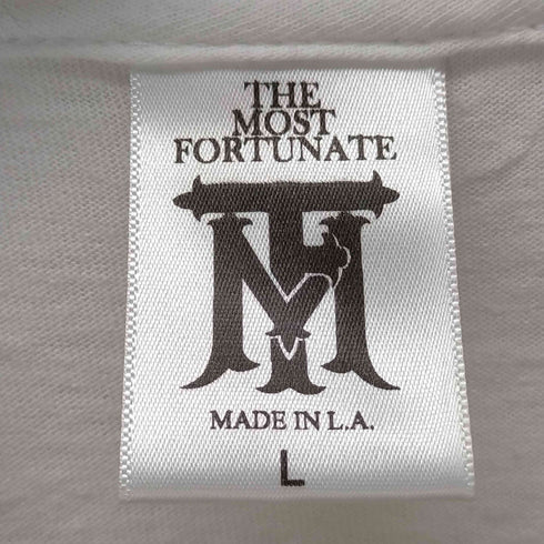 THE MOST FORTUNATE プリントクルーネックTシャツ メンズ import:L
