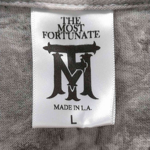 THE MOST FORTUNATE マーブル柄Tシャツ メンズ import:L