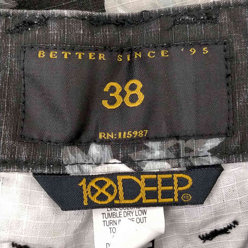 テンディープ 10Deep ハイビスカス柄 ジョガーパンツ メンズ 38