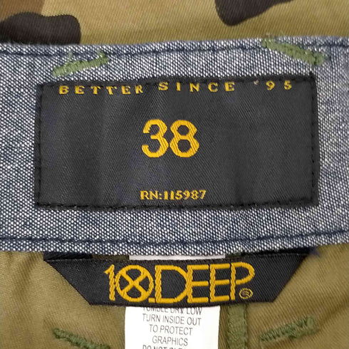 テンディープ 10Deep カモフラ柄 ジョガーパンツ メンズ 38