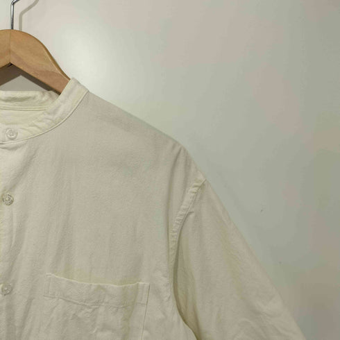 アーバンリサーチ URBAN RESEARCH JOG COTTONバンドカラーS/Sシャツ メンズ M