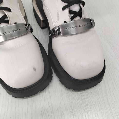 チャールズアンドキース CHARLES&KEITH チェーンカーフブーツ レディース JPN:37