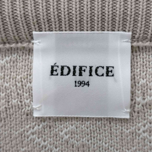 エディフィス EDIFICE 総柄ニットカーディガン メンズ JPN:L