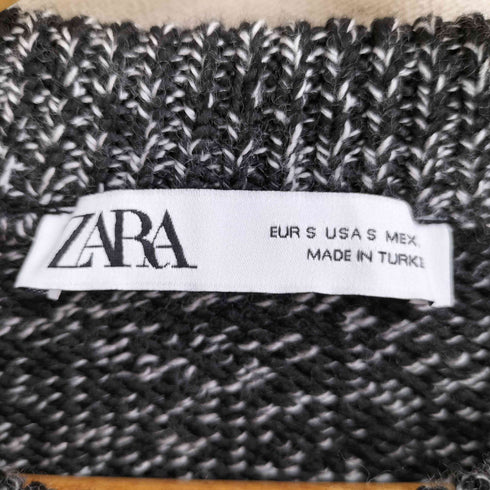 ザラ ZARA オーバーサイズ ツイストヤーンニットベスト メンズ import:S
