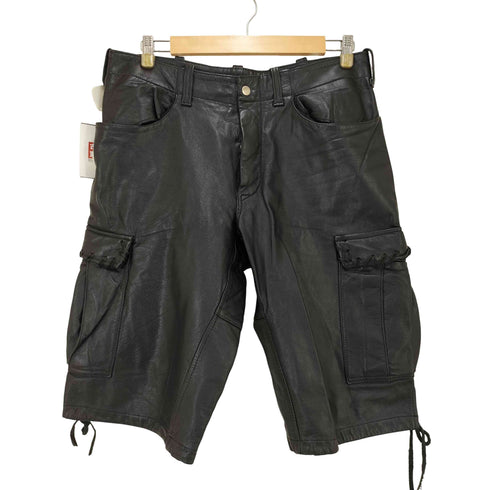 MINORITY 90S 初期 1ST LEATHER SHORT PANTS レザー ショート パンツ ショーツ 1996 メンズ