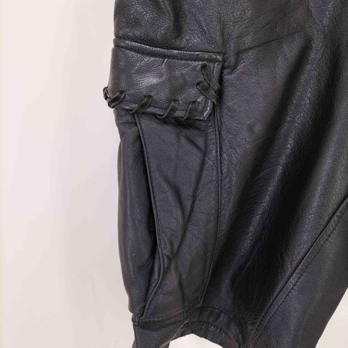 MINORITY 90S 初期 1ST LEATHER SHORT PANTS レザー ショート パンツ ショーツ 1996 メンズ