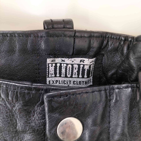 MINORITY 90S 初期 1ST LEATHER SHORT PANTS レザー ショート パンツ ショーツ 1996 メンズ