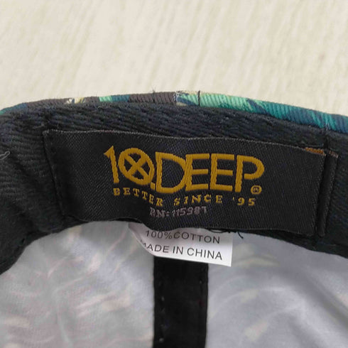 テンディープ 10Deep ボタニカル柄キャップ メンズ