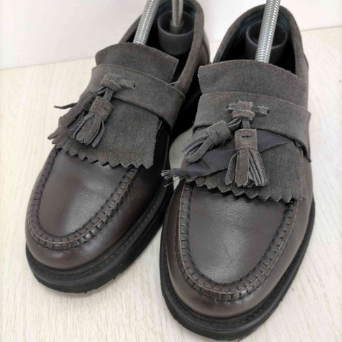 エンポリオアルマーニ EMPORIO ARMANI イタリア製 タッセルローファー メンズ 5
