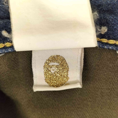 アベイシングエイプ A BATHING APE 1999 TYPE-02 REGULAR MILO DENIM PANTS マイロ プリント デニム パンツ メンズ JPN:M