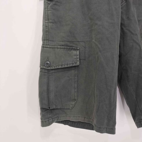 ビラボン BILLABONG 00S y2k ロゴ刺繍 ロゴプリント ハーフカーゴパンツ メンズ US:30-31