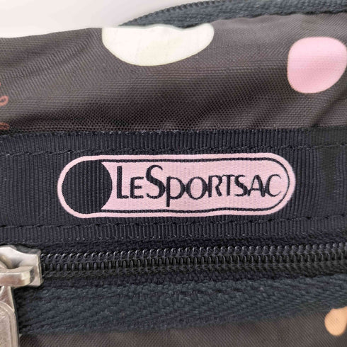 レスポートサック LeSportsac ドットデザイン スクエア ナイロンショルダーバッグ レディース