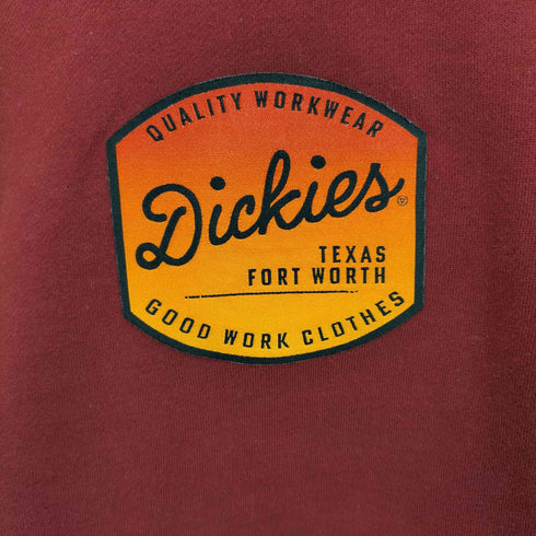 ディッキーズ Dickies ロゴ 圧着ワッペン プルオーバー パーカー メンズ import:M