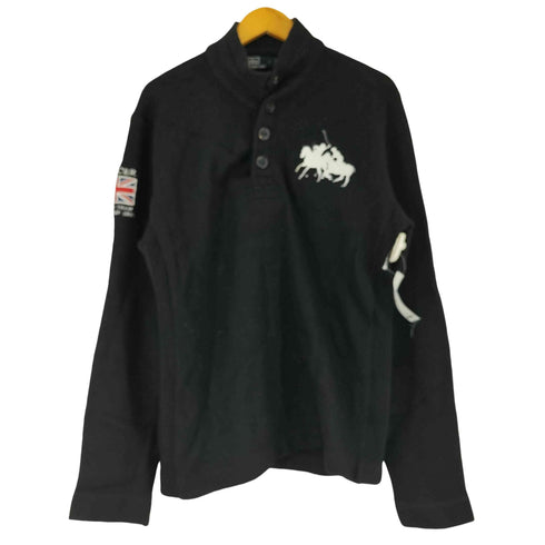 ポロバイラルフローレン Polo by RALPH LAUREN ウールハーフボタンニット メンズ import:XL