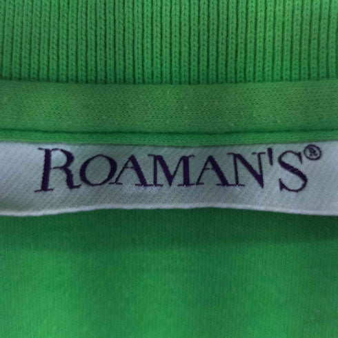 ROAMANS 異素材切り替えシアー S/S ポロシャツ メンズ import:L