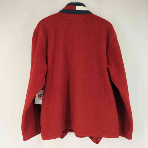 トミーヒルフィガー TOMMY HILFIGER フロント刺繍ハーフジップフリース メンズ import:M