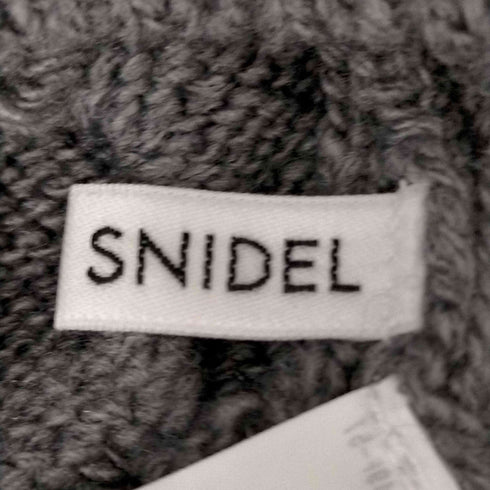スナイデル snidel オフショルニットレイヤードシャツ レディース FREE