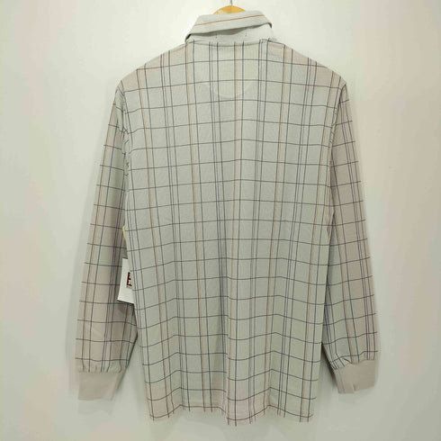 シンプルチェック L/S ポロシャツ メンズ import:M