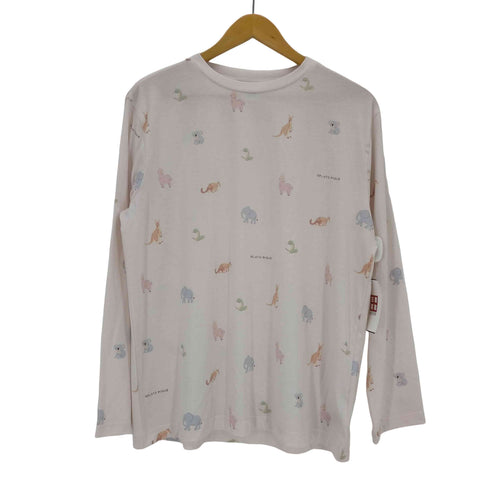ジェラートピケ gelato pique アニマルプリントクルーネックTシャツ レディース ONE SIZE