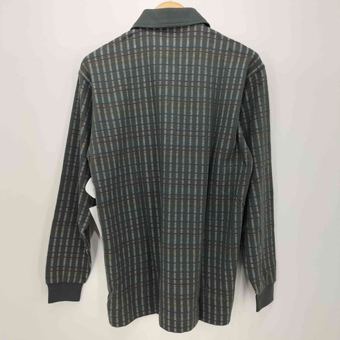 EX-CLUB チェック L/S ポロシャツ メンズ import:M
