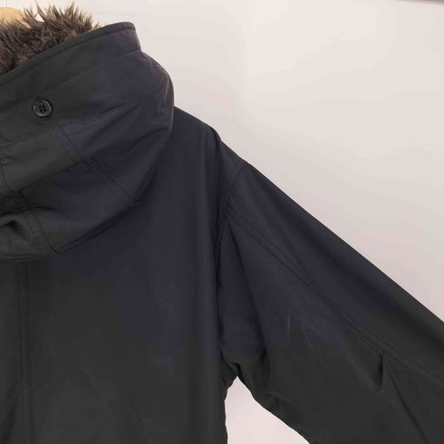 ジーリ gigli ドローコード ボア付 フード フルジップ モッズコート メンズ EUR:46
