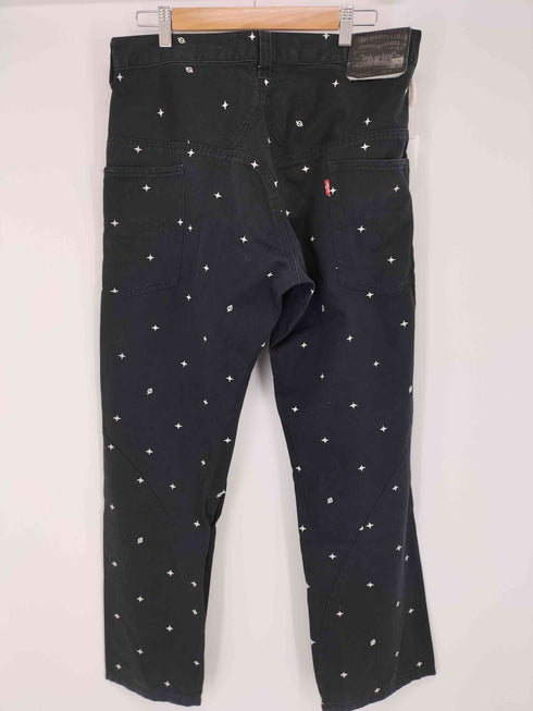 リーバイス Levis FLU 737 総柄刺繍 テーパードパンツ メンズ US:32-33