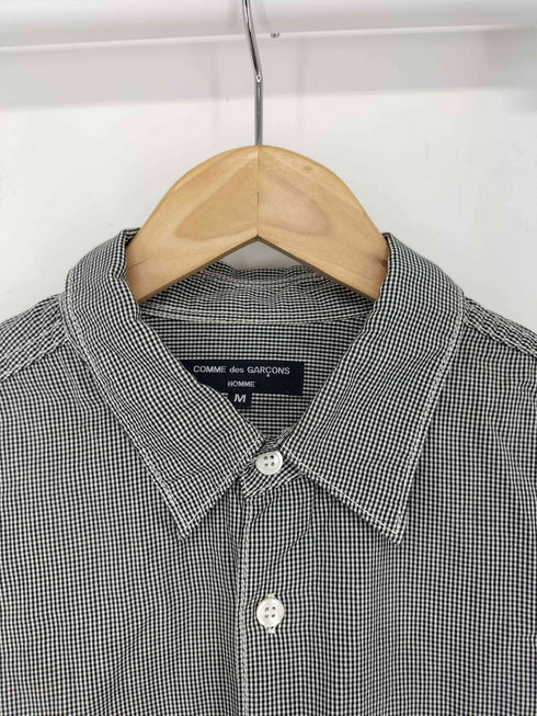 コムデギャルソンオム COMME des GARCONS HOMME 長袖ギンガムチェックシャツ メンズ JPN:M