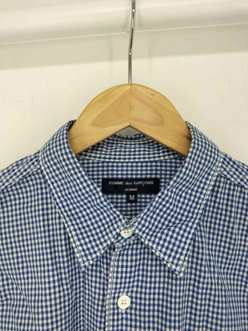 コムデギャルソンオム COMME des GARCONS HOMME 田中オム 長袖ギンガムチェックシャツ メンズ JPN:M
