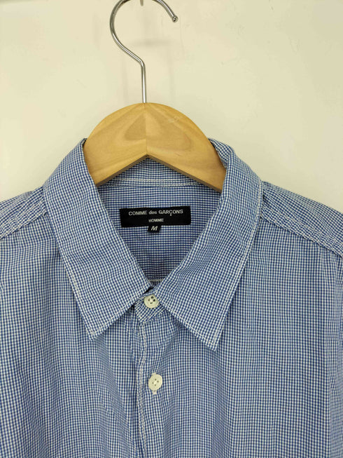 コムデギャルソンオム COMME des GARCONS HOMME 長袖ギンガムチェックシャツ メンズ JPN:M