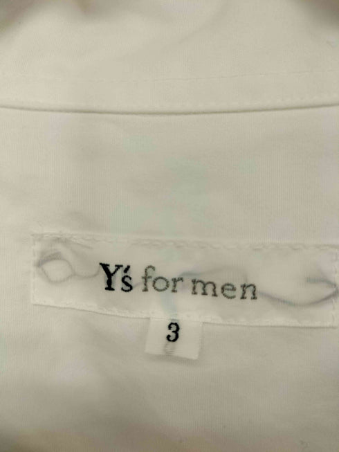 ワイズフォーメン Ys for men デザインオープンカラーシャツ メンズ JPN:3