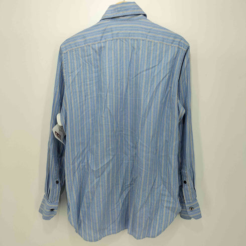 ポールスミス Paul Smith イタリア製 マルチストライプ柄L/Sシャツ メンズ M