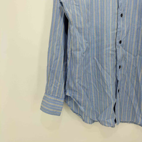 ポールスミス Paul Smith イタリア製 マルチストライプ柄L/Sシャツ メンズ M