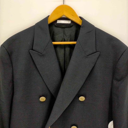 ザラ ZARA ダブルブレスト仕様ボタンブレザー 紺ブレ メンズ 48
