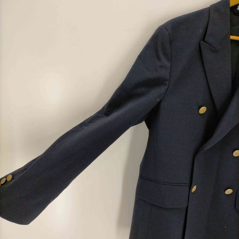 ザラ ZARA ダブルブレスト仕様ボタンブレザー 紺ブレ メンズ 48