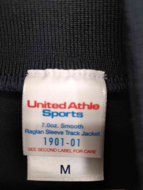 ユナイテッドアスレ UNITED ATHLE ダブルジップ ラグランスリーブ トラックジャケット メンズ JPN:M