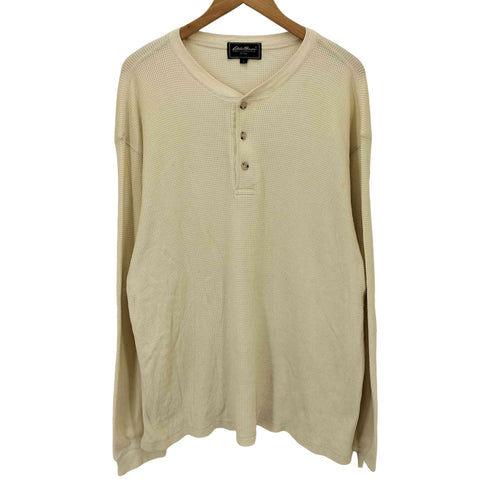 エディーバウアー Eddie Bauer ヘンリーネック サーマル L/S Tシャツ メンズ import:L