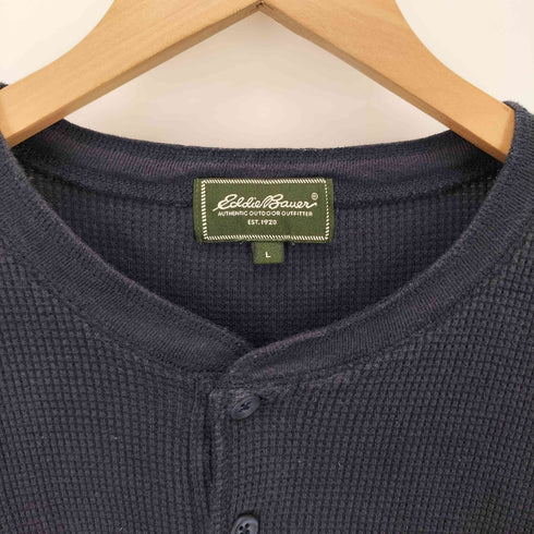 エディーバウアー Eddie Bauer ヘンリーネック サーマル L/S Tシャツ メンズ import:L