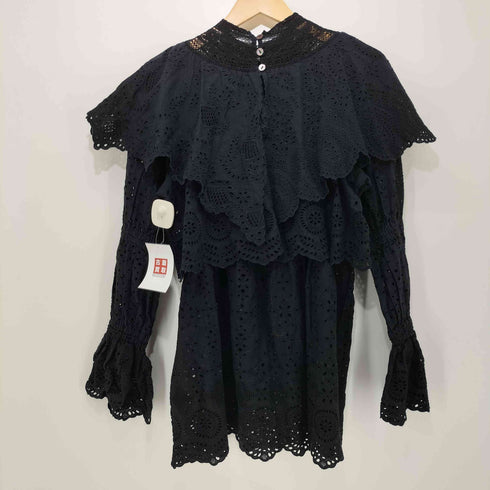 ジャーナルスタンダード JOURNAL STANDARD nude vintage カットワークレースコンビブラウス レディース