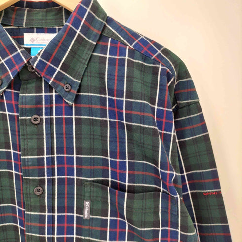 コロンビア Columbia タータンチェック ボタンダウン L/S シャツ メンズ import:XL