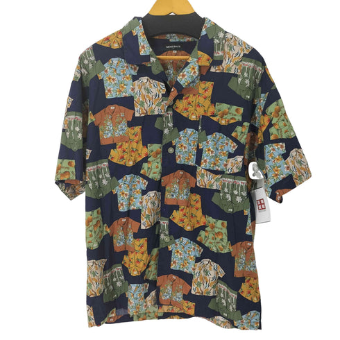 MOSS BACK シャツ柄 S/S アロハシャツ メンズ LL