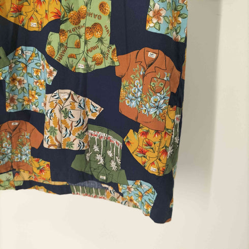 MOSS BACK シャツ柄 S/S アロハシャツ メンズ LL