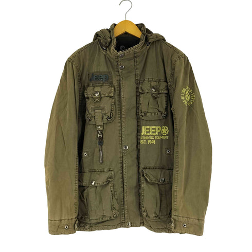 ジープ JEEP マルチポケット ミリタリージャケット メンズ