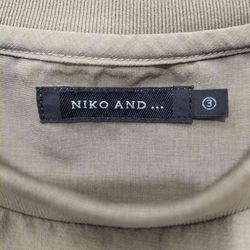 ニコアンド niko and... ビッグシルエットポケットS/STEE メンズ 3