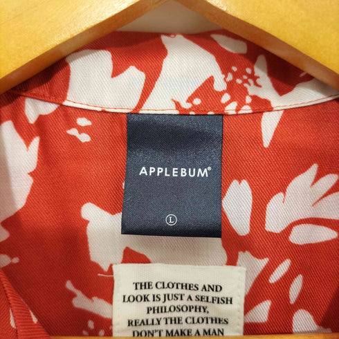 アップルバム APPLEBUM 総柄オープンカラーS/Sシャツ メンズ L