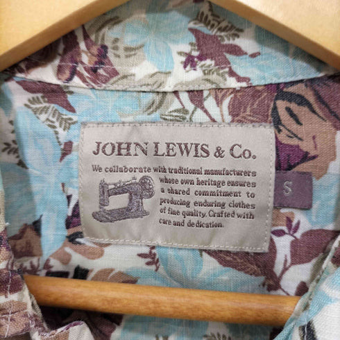 JOHN LEWIS 総柄オープンカラーS/Sシャツ メンズ S
