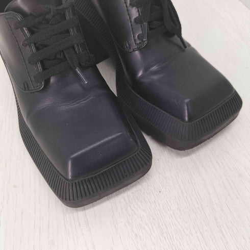 チャールズアンドキース CHARLES&KEITH スクエアトゥヒールローファー レディース JPN:37