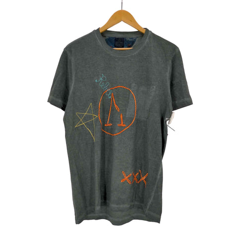 ロストインアルビオン LOST IN ALBION イタリア製 刺繍 ポケット クルーネックTシャツ メンズ JPN:M